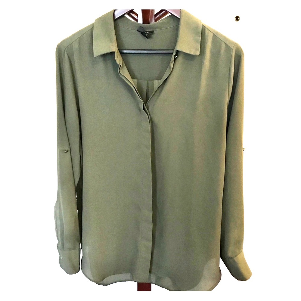 Mossimo Olive Button Down
